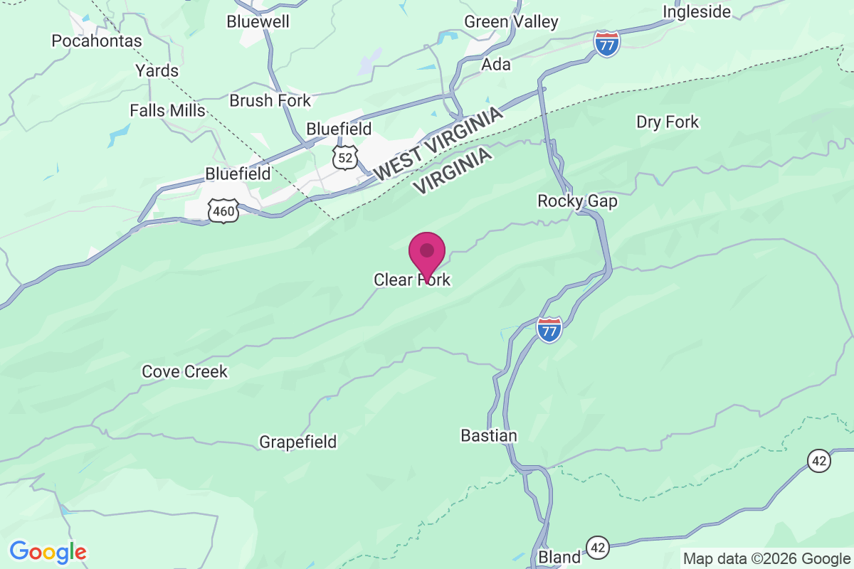Carte de Clear Fork