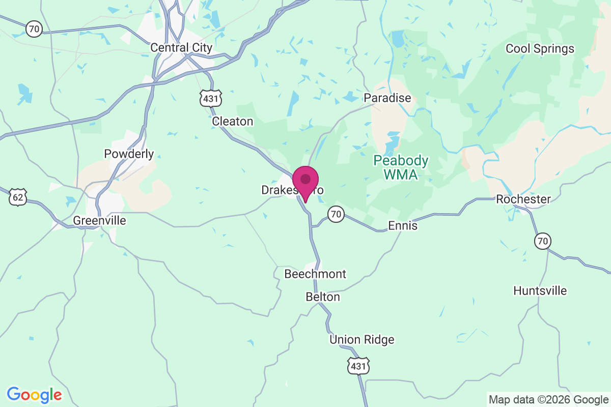 Carte de Drakesboro
