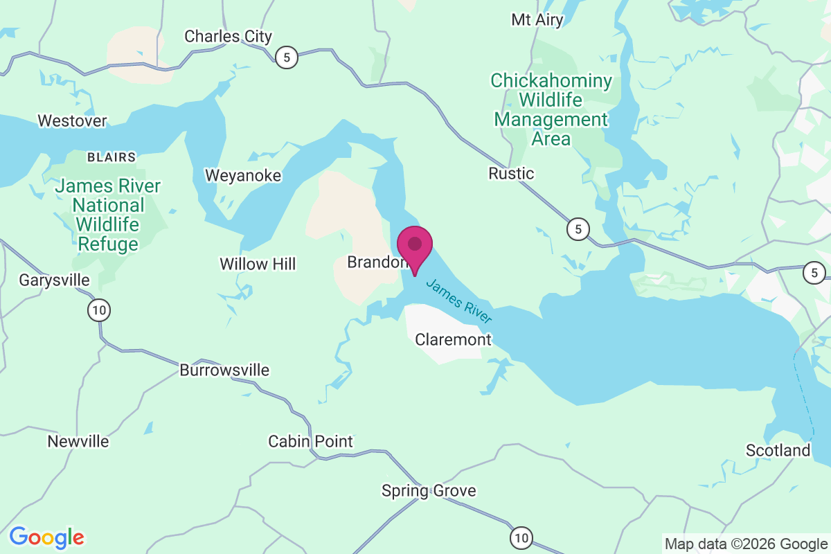 Carte de Lower Brandon