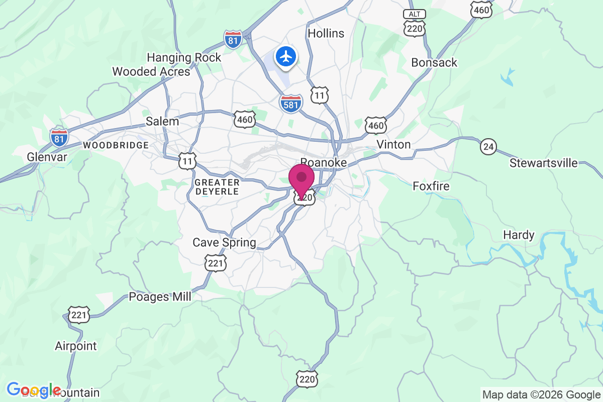 Carte de Bluefield Heights