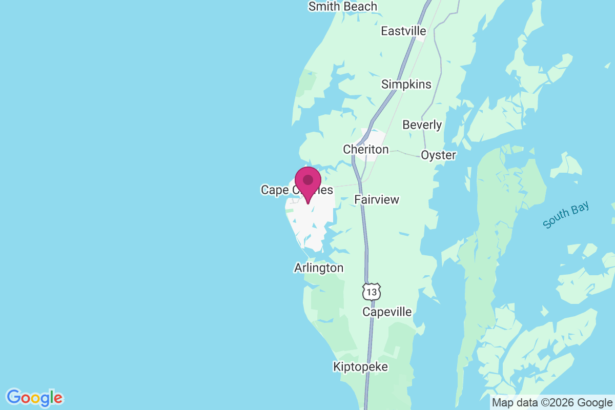 Carte de Cape Charles