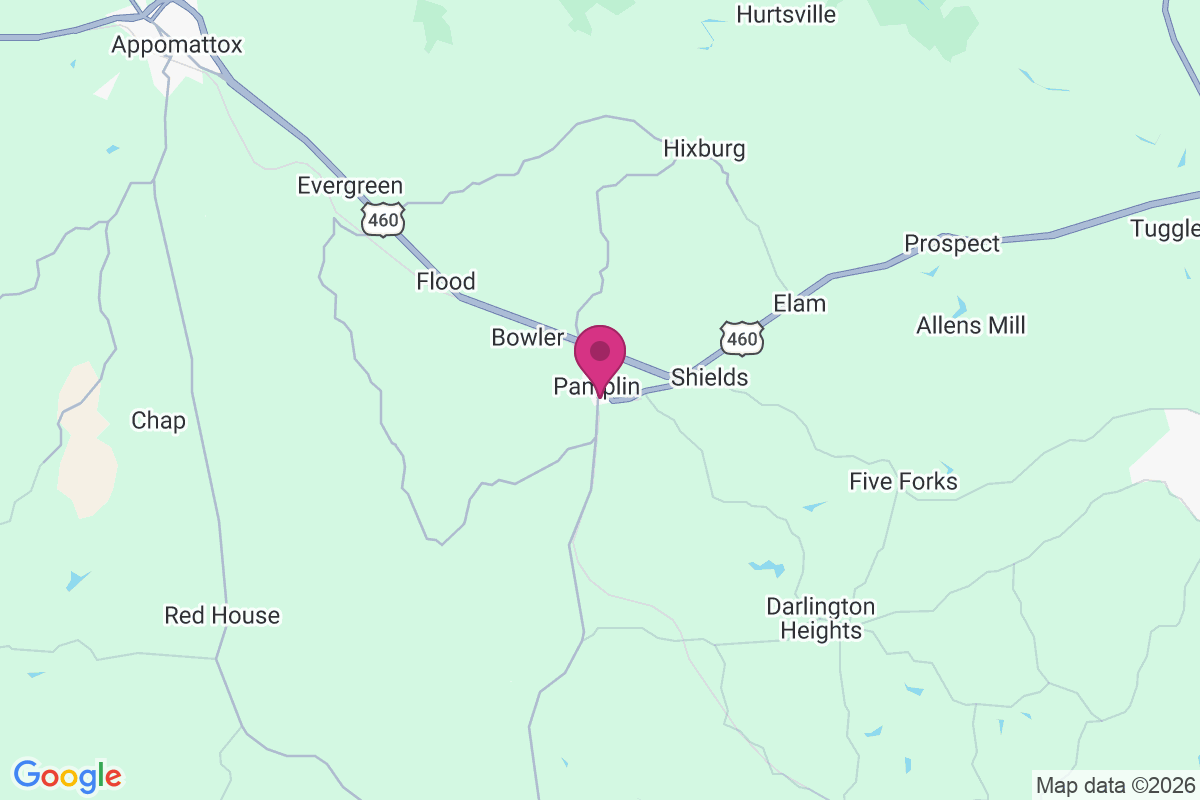 Carte de Pamplin