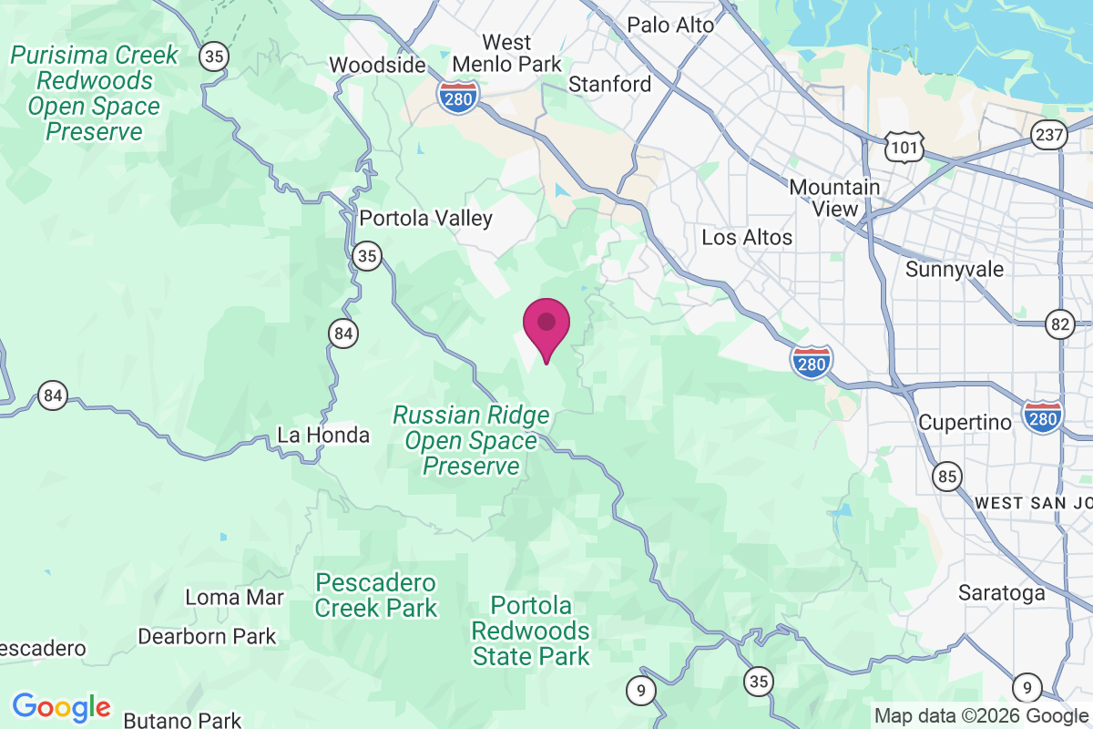 Carte de Los Trancos Woods