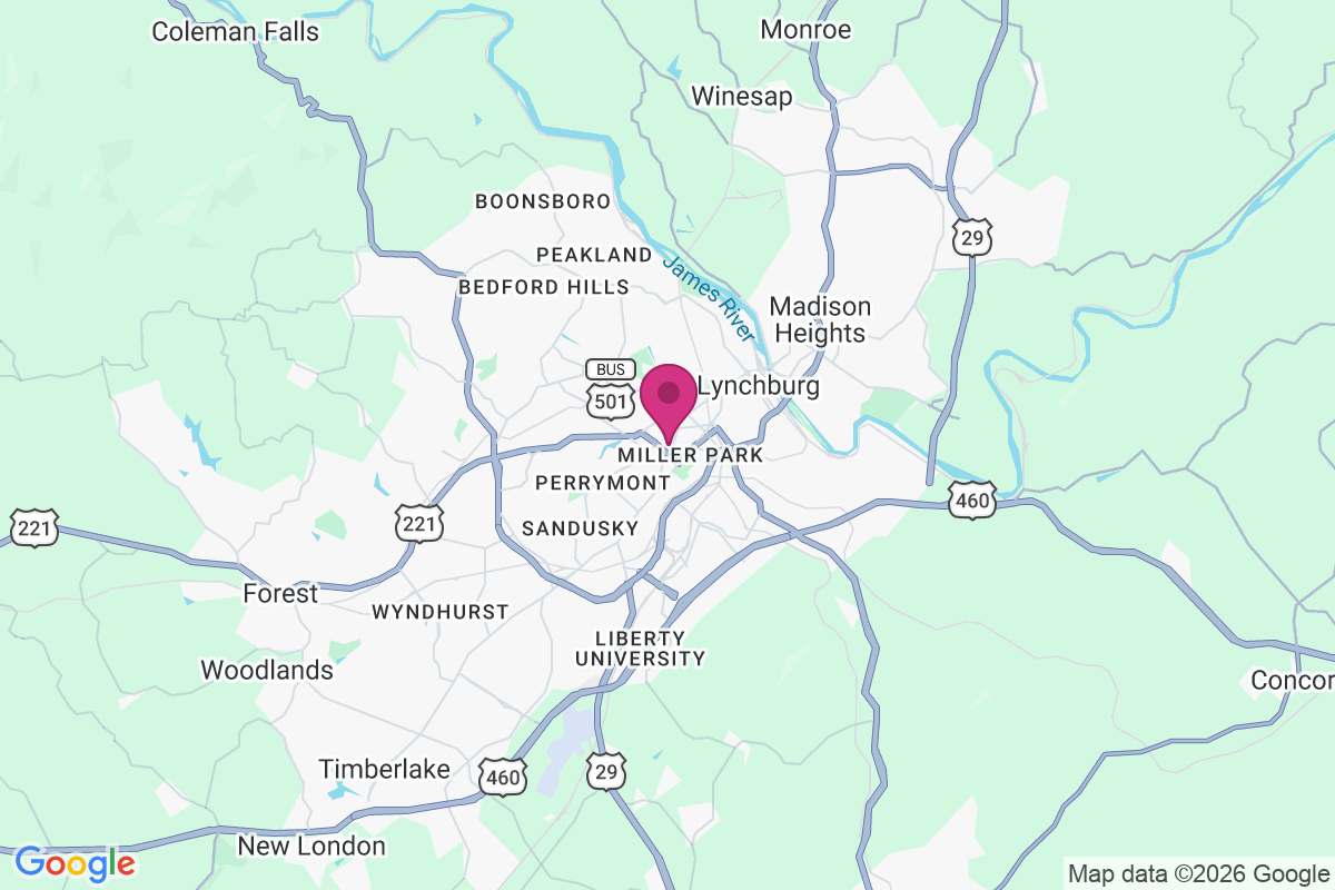 Carte de West Lynchburg