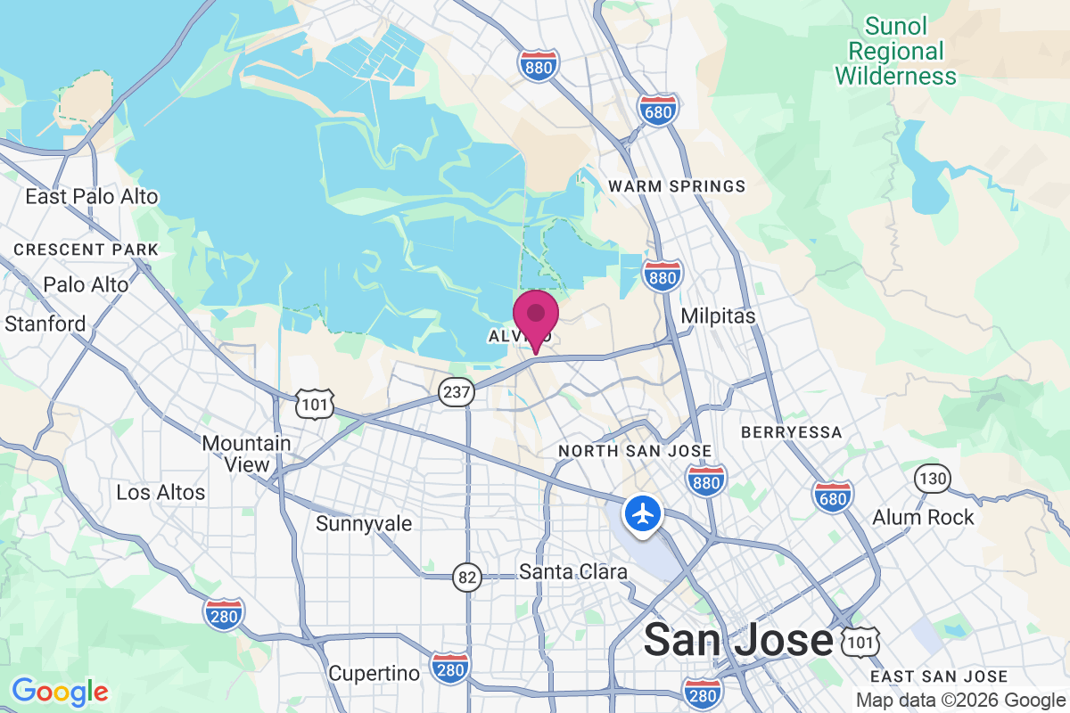 Carte de Alviso