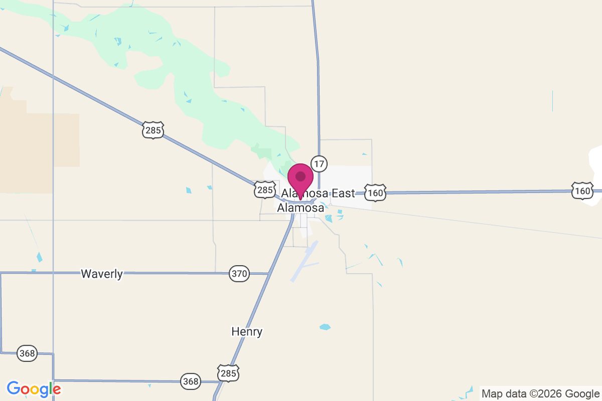 Carte de Alamosa