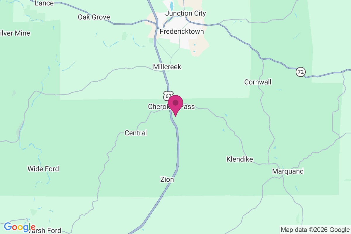 Carte de Cherokee Pass