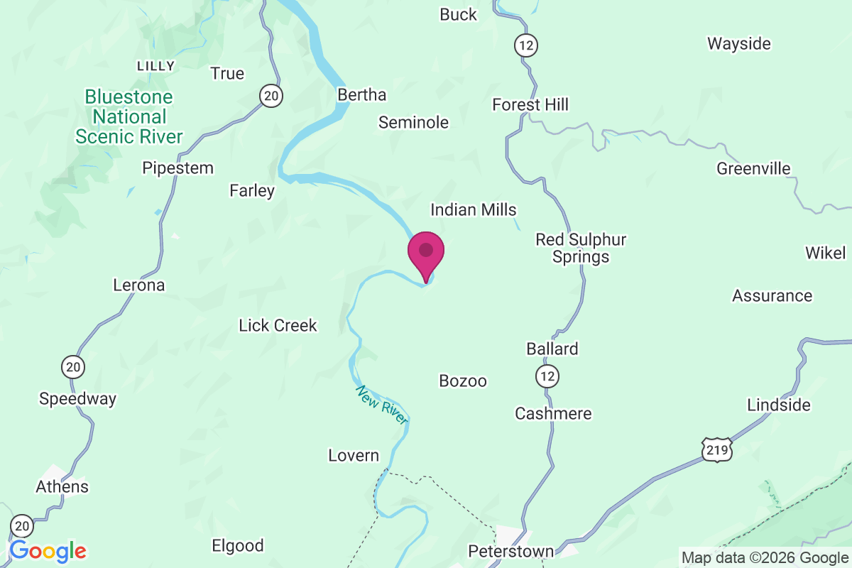 Carte de Crumps Bottom