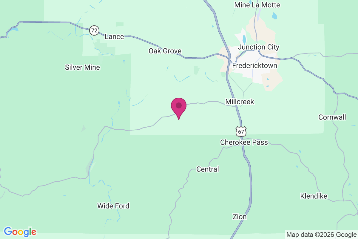 Carte de Creek Nation