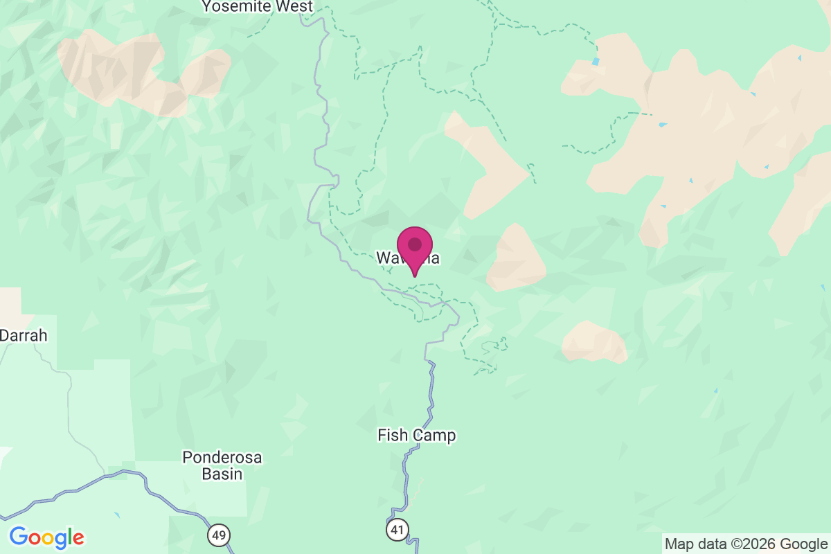Carte de South Wawona