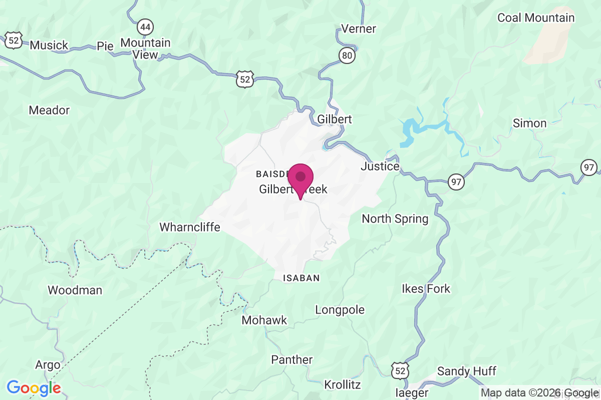 Carte de Gilbert Creek
