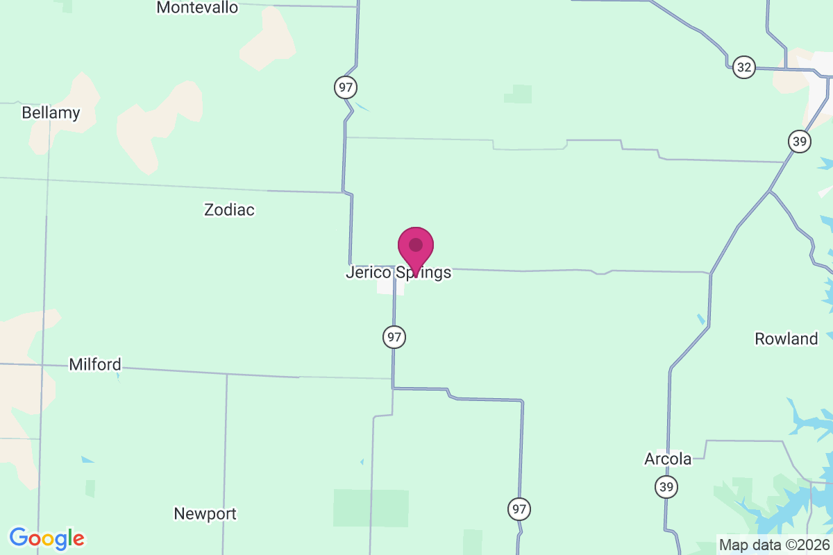 Carte de Jerico Springs