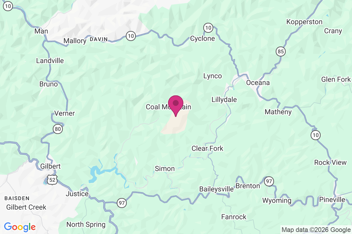 Carte de Coal Mountain