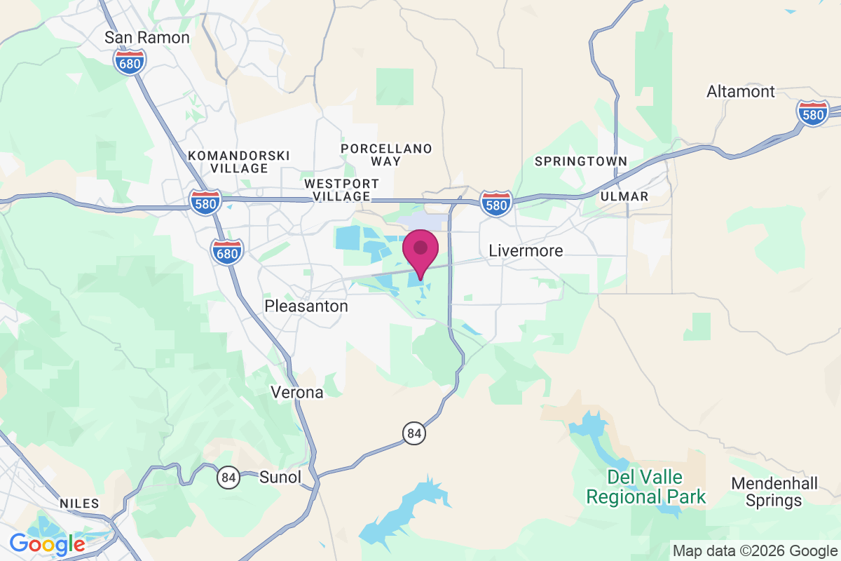 Carte de East Pleasanton