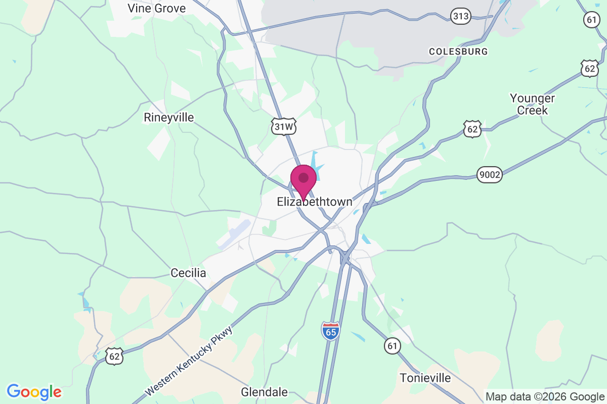 Carte de Elizabethtown