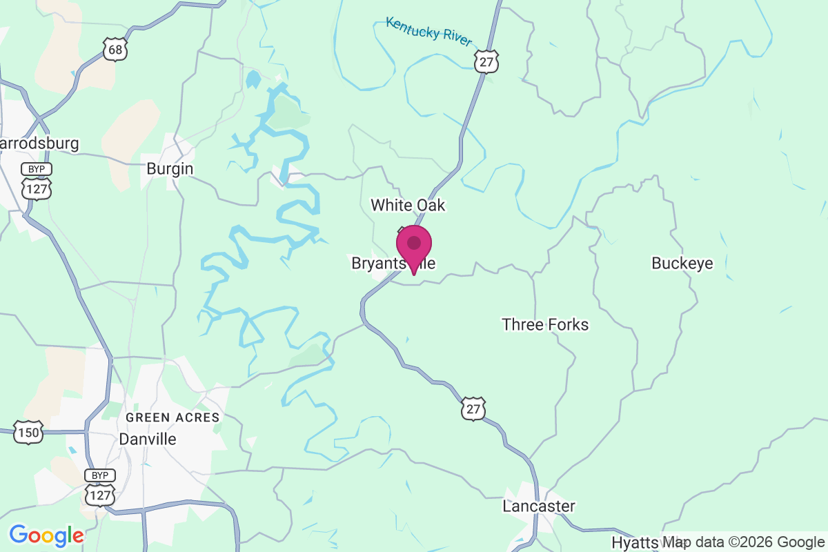 Carte de Bryantsville