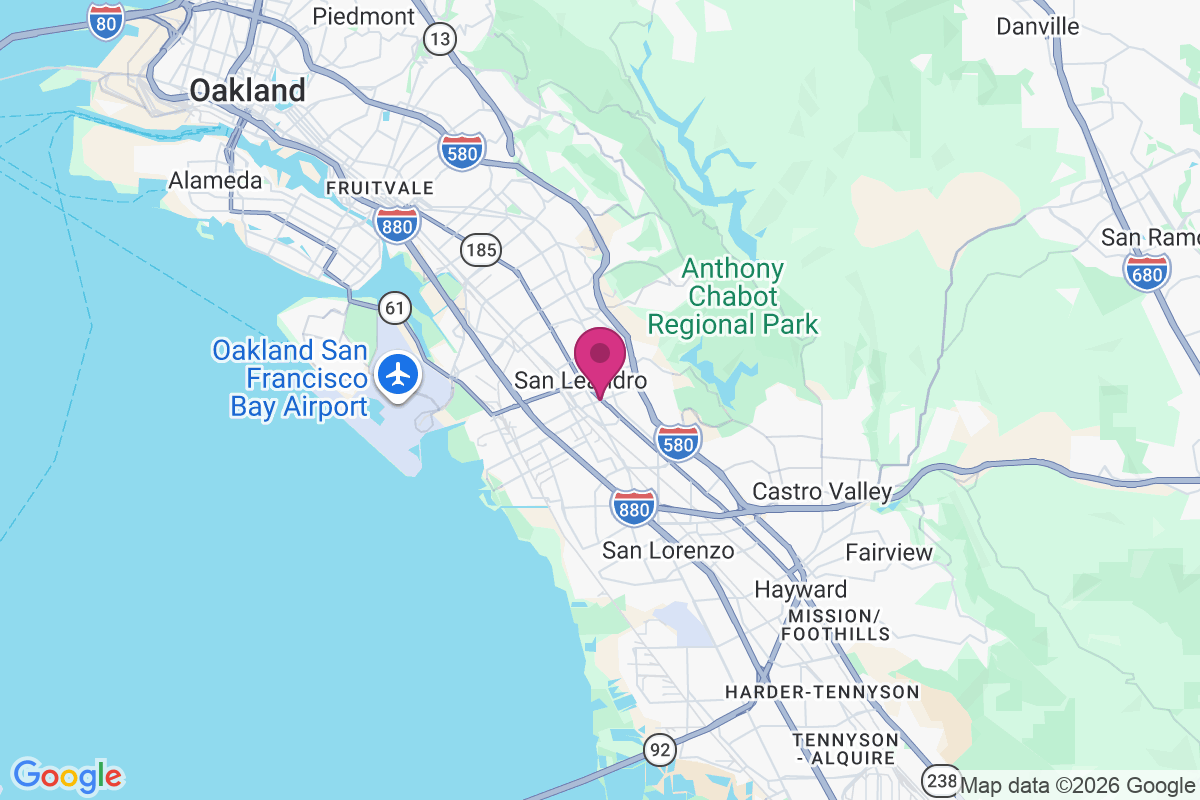 Carte de San Leandro