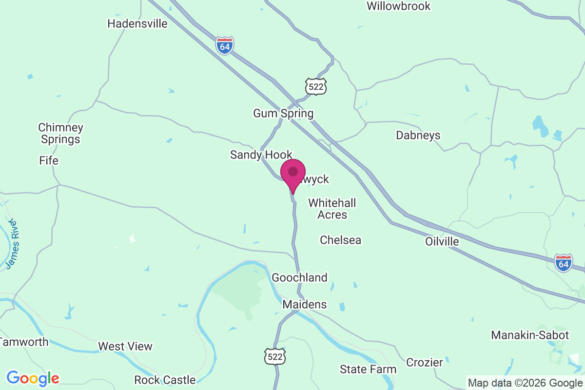 Carte de Cheney Creek