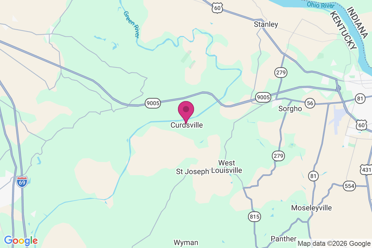 Carte de Curdsville