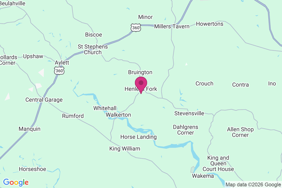 Carte de Henleys Fork