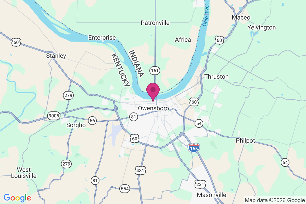 Carte de Owensboro