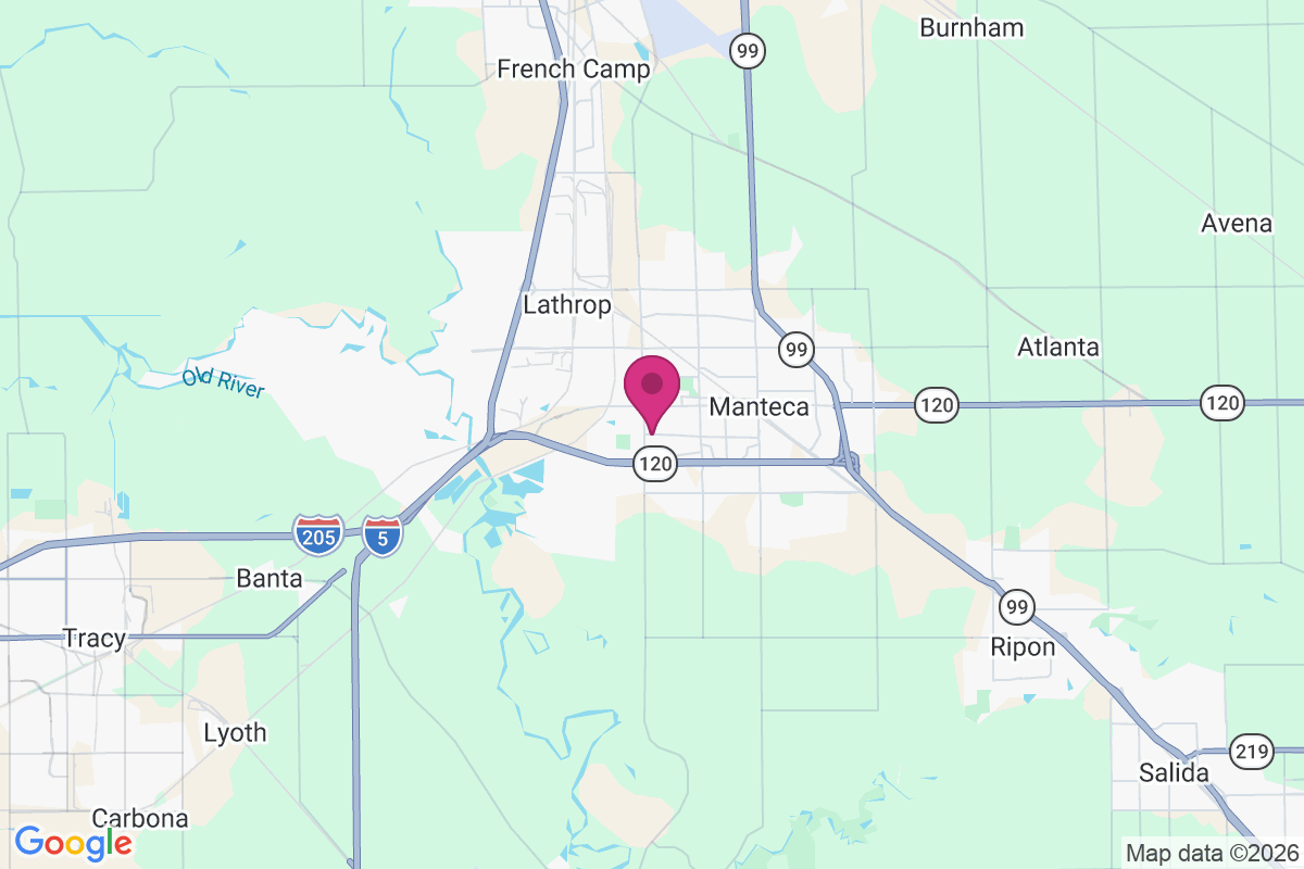Carte de West Manteca