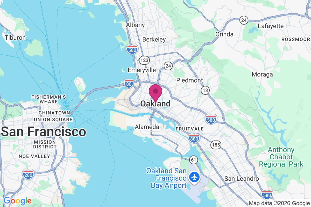 Carte de Oakland