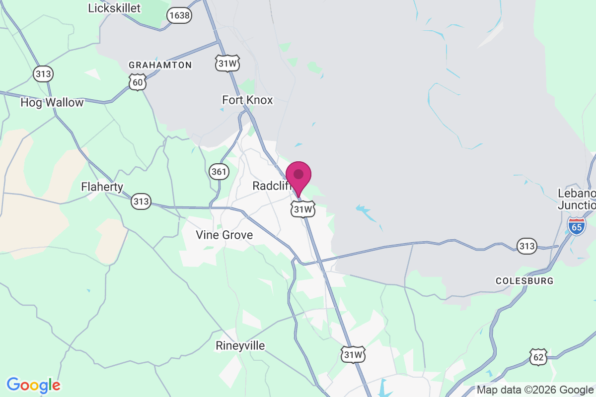 Carte de Vine Grove Junction