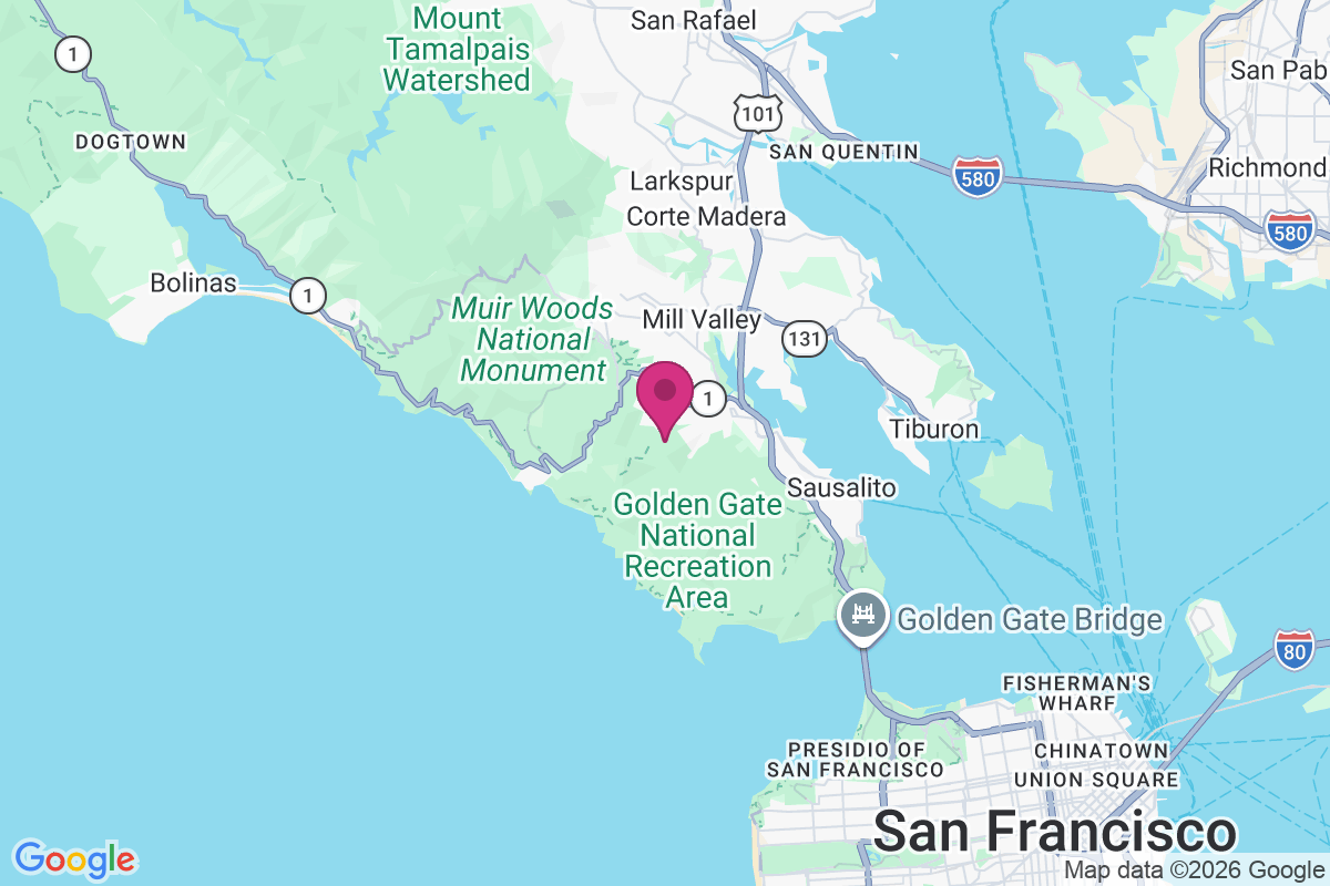 Carte de Tamalpais Valley
