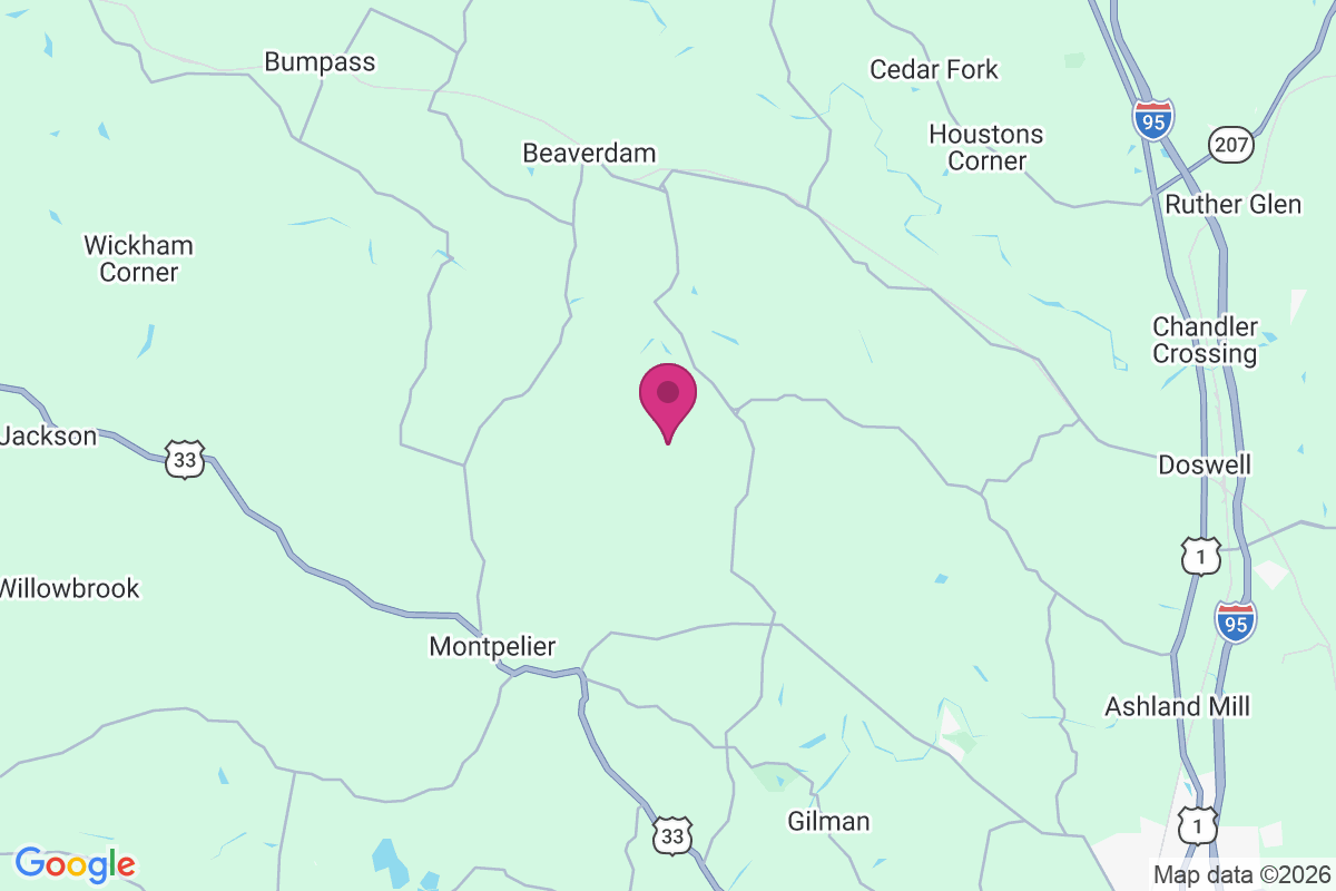 Carte de Goshen Cross Road