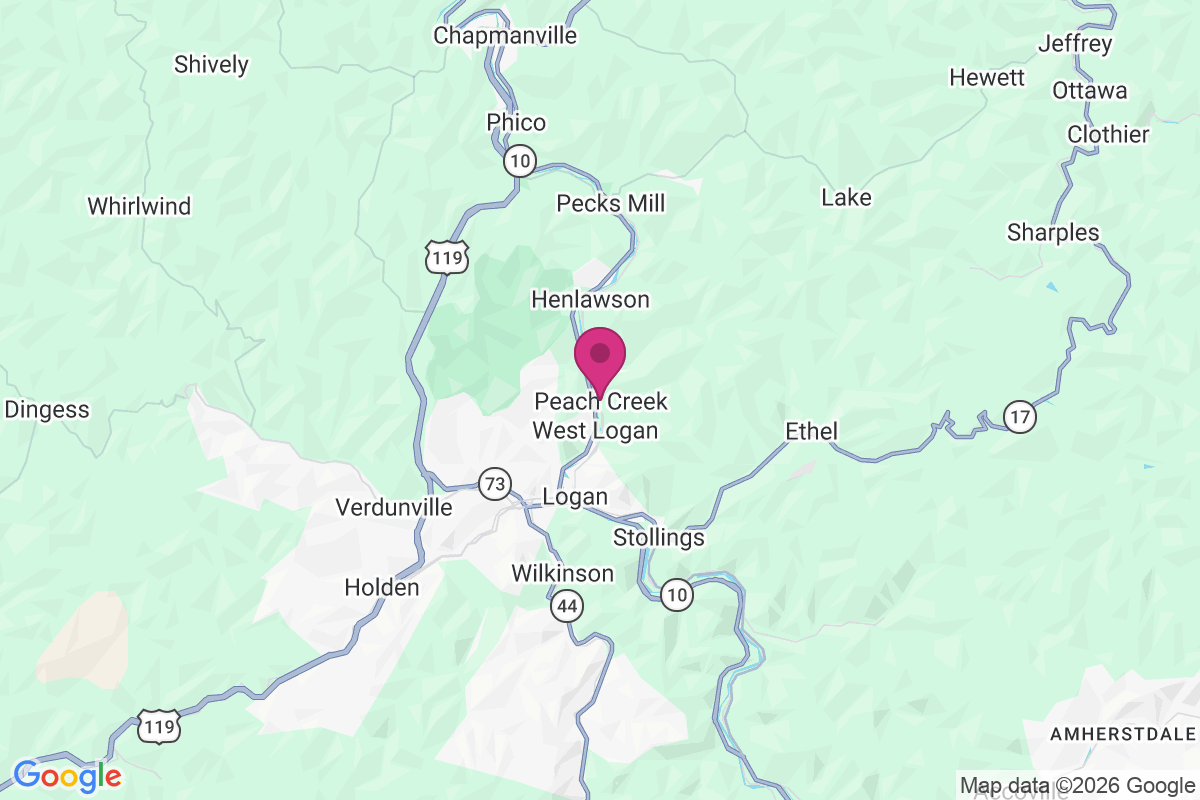 Carte de Peach Creek