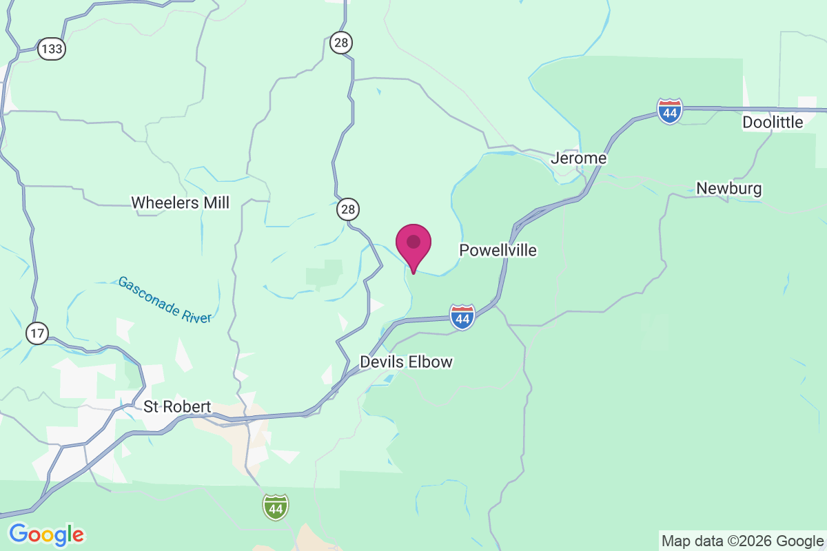 Carte de Piney End Resort
