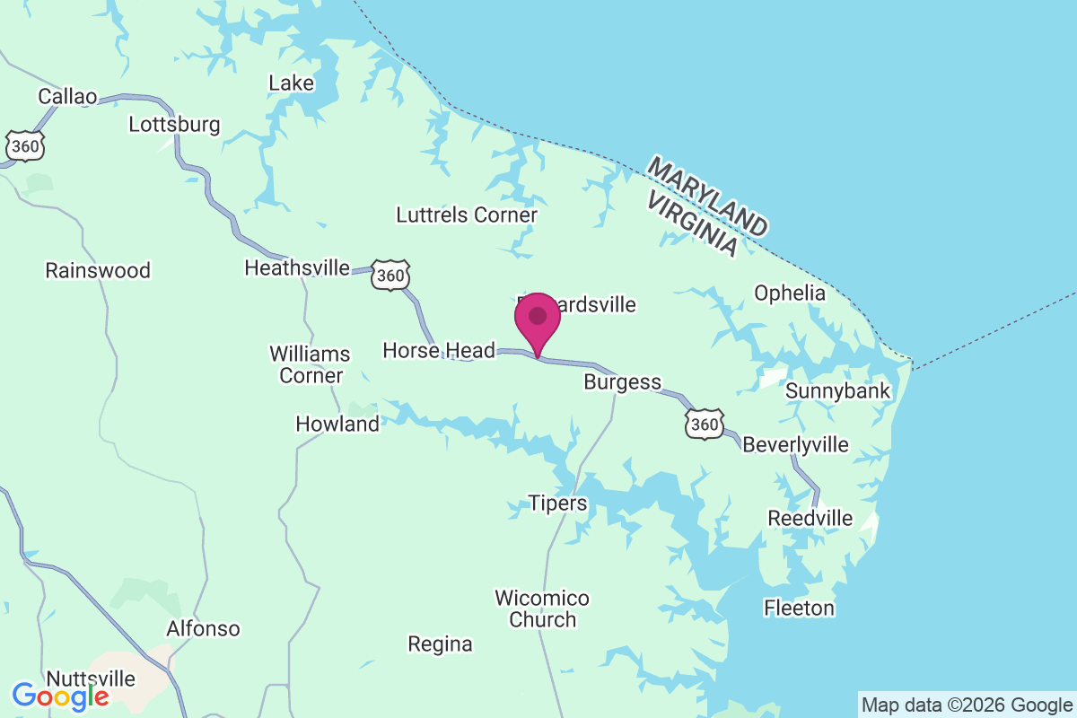 Carte de Downings Corner