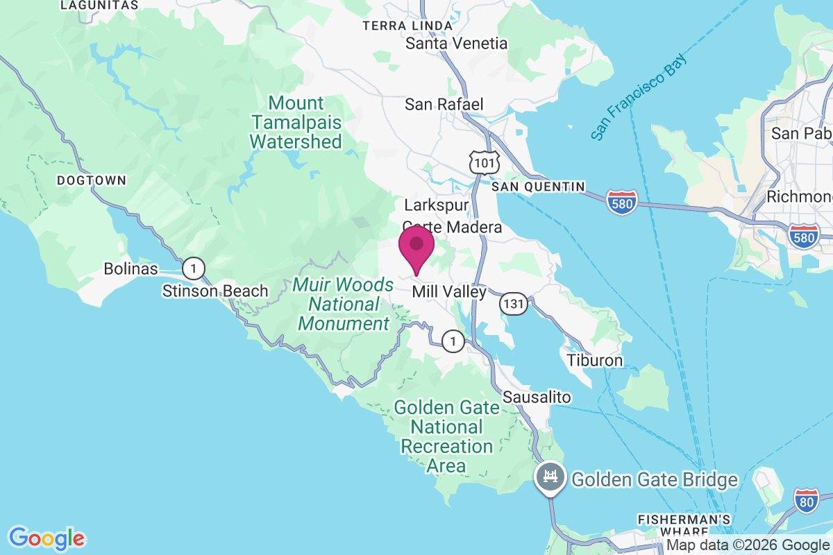Carte de Mill Valley