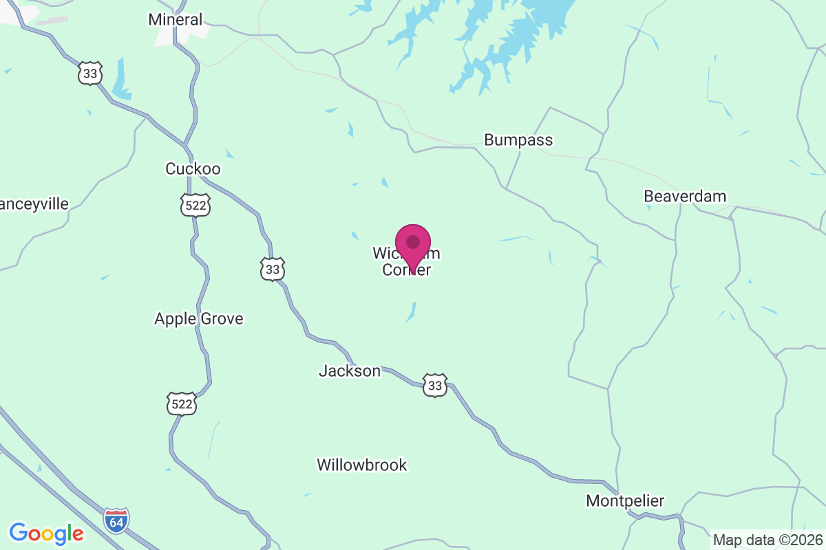 Carte de Wickham Corner