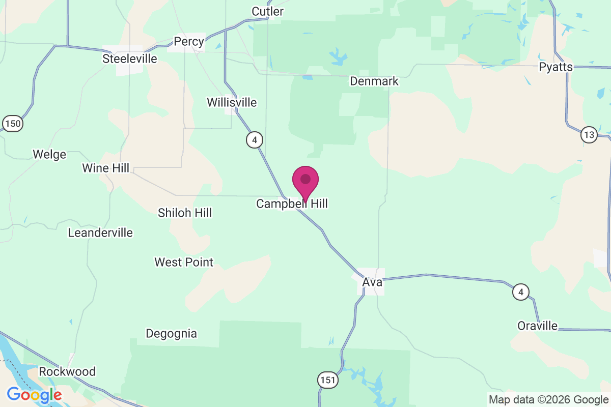 Carte de Campbell Hill