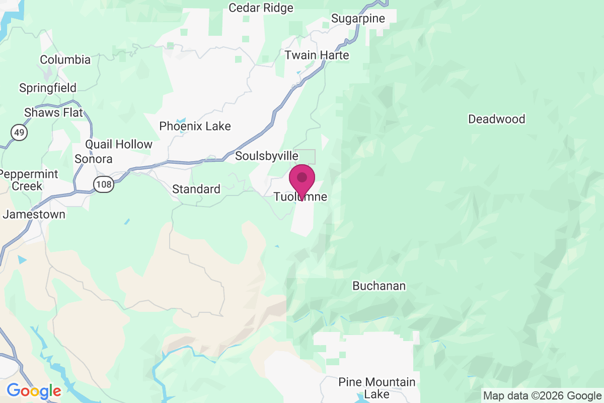 Carte de Tuolumne City