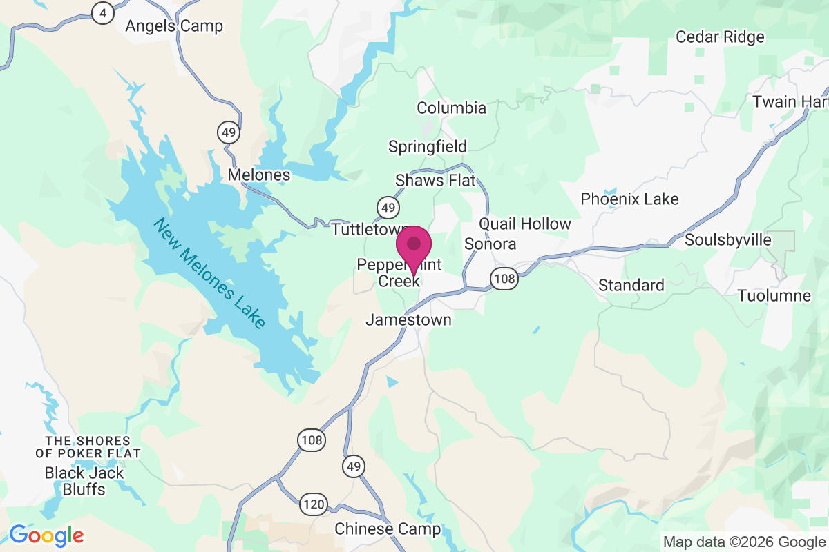 Carte de Peppermint Creek
