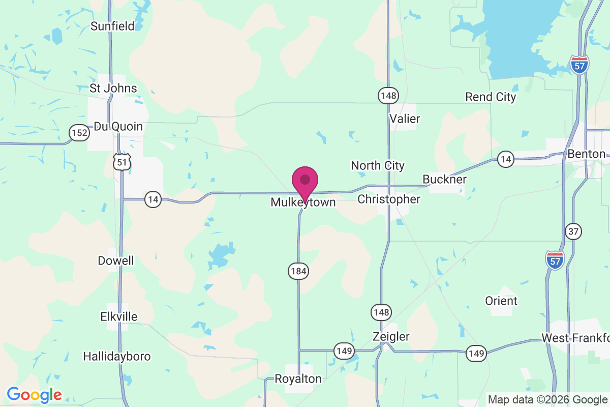 Carte de Mulkeytown