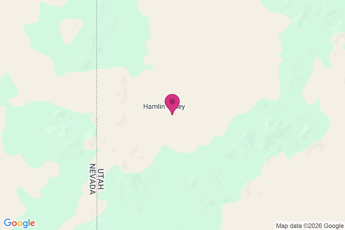 Carte de Hamlin Valley