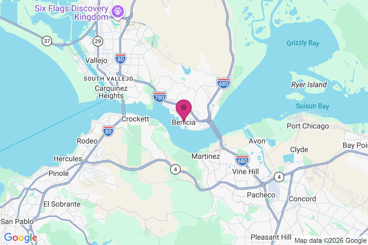 Carte de Benicia
