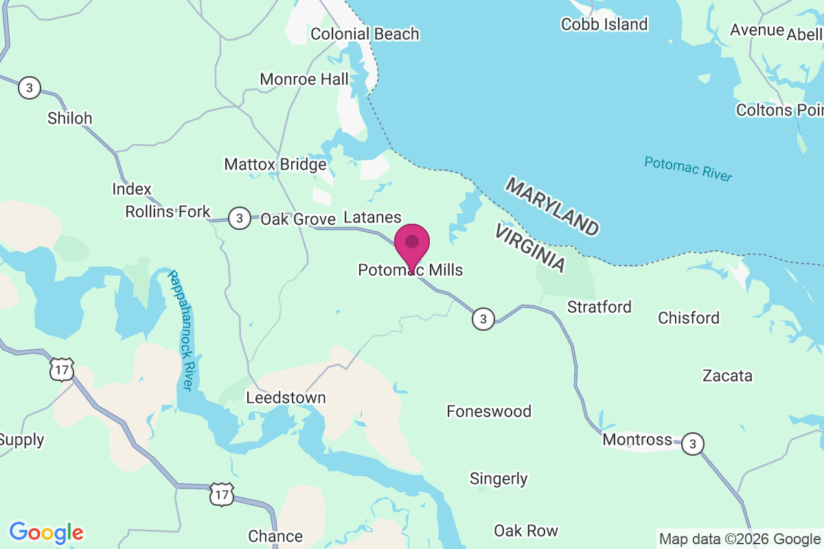 Carte de Potomac Mills
