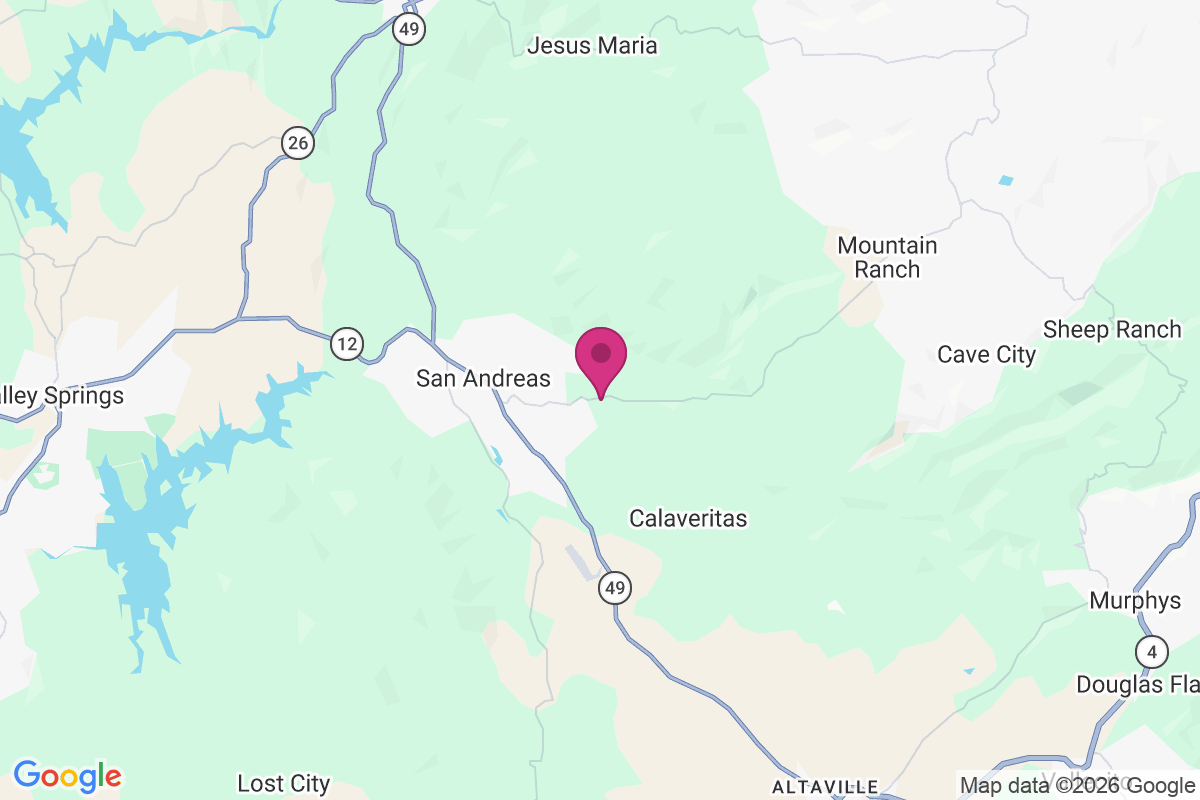 Carte de Mountain Ranch Subdivision