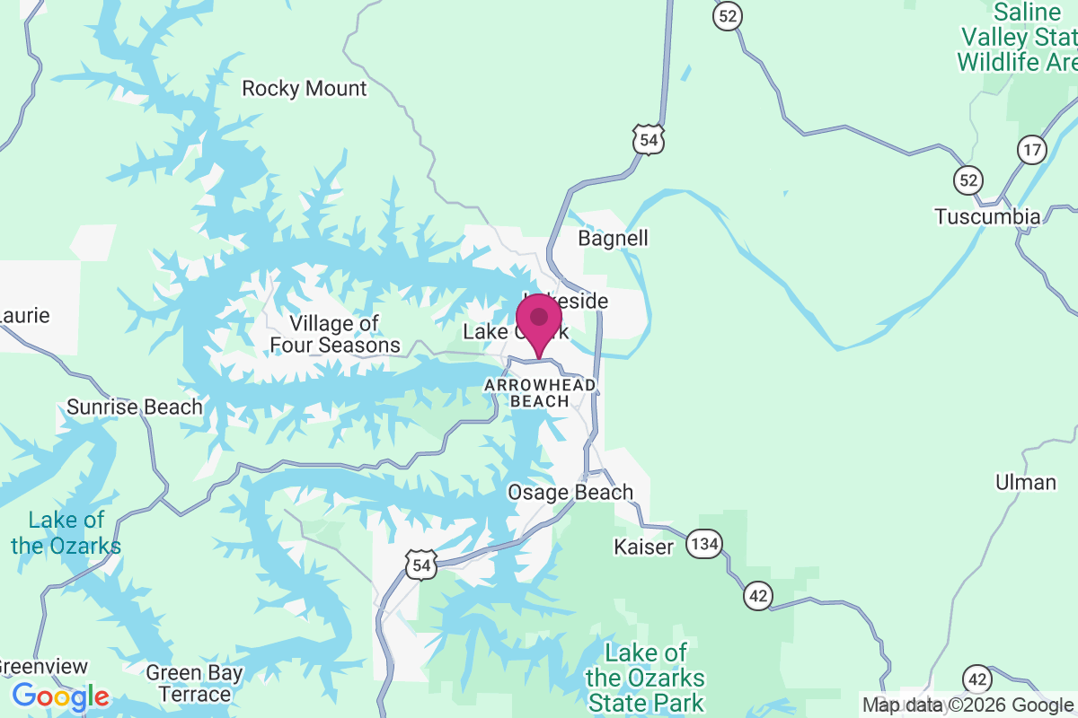 Carte de Lake Ozark