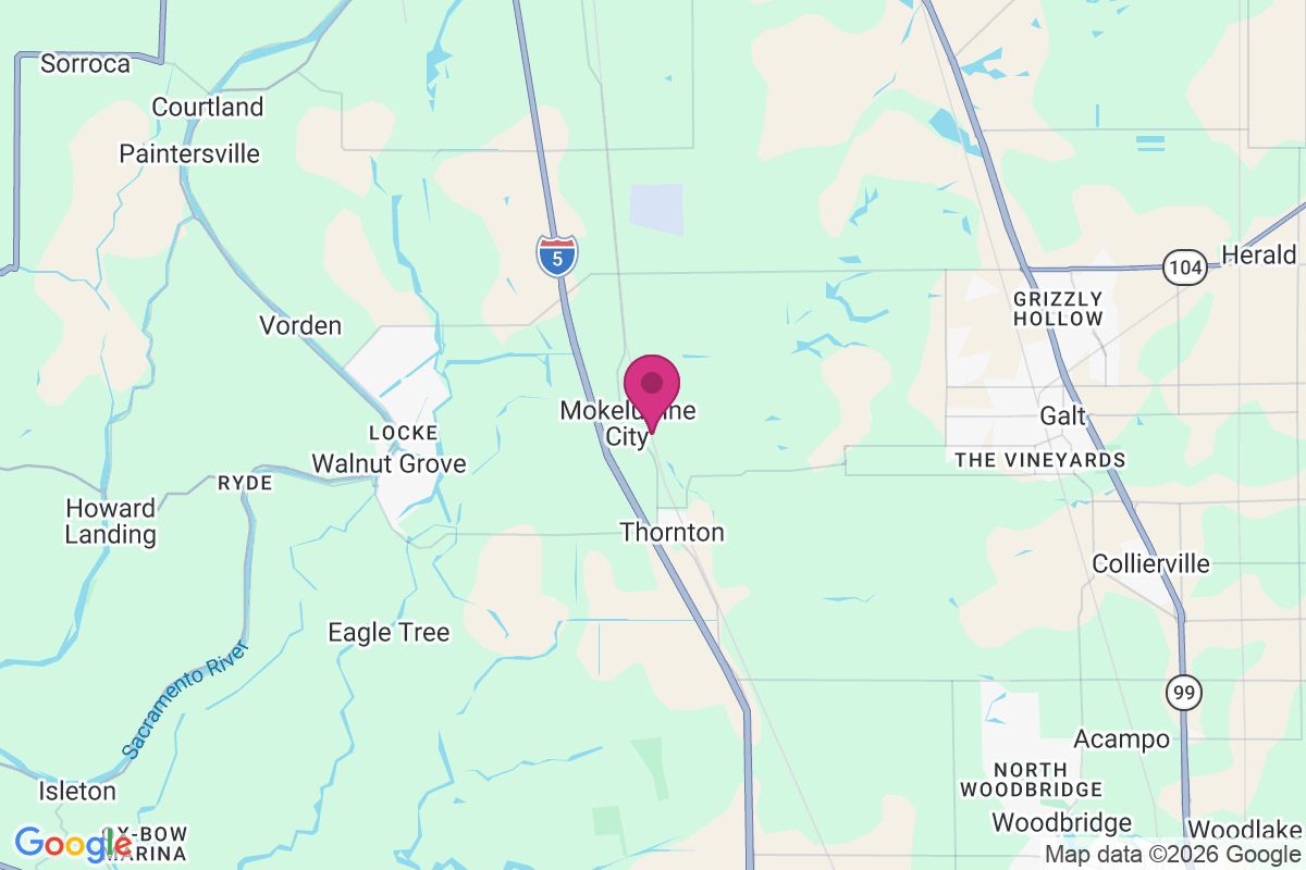 Carte de Mokelumne City