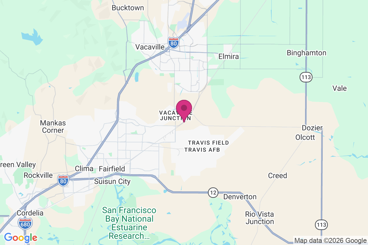 Carte de Vacaville Junction