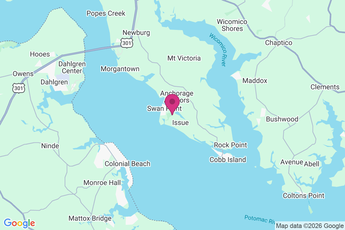 Carte de Swan Point