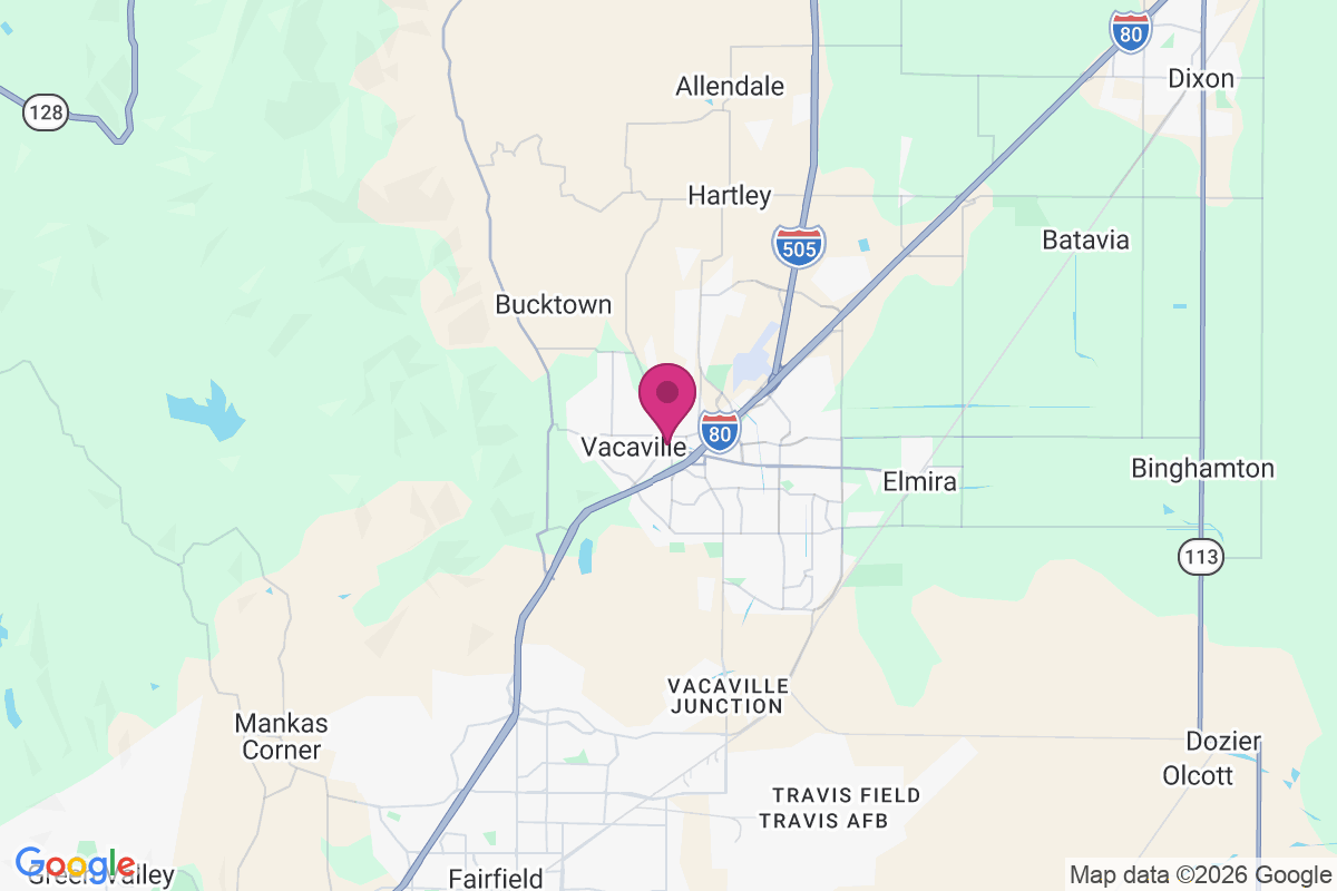 Carte de Vacaville