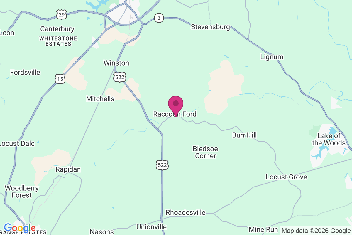 Carte de Raccoon Ford