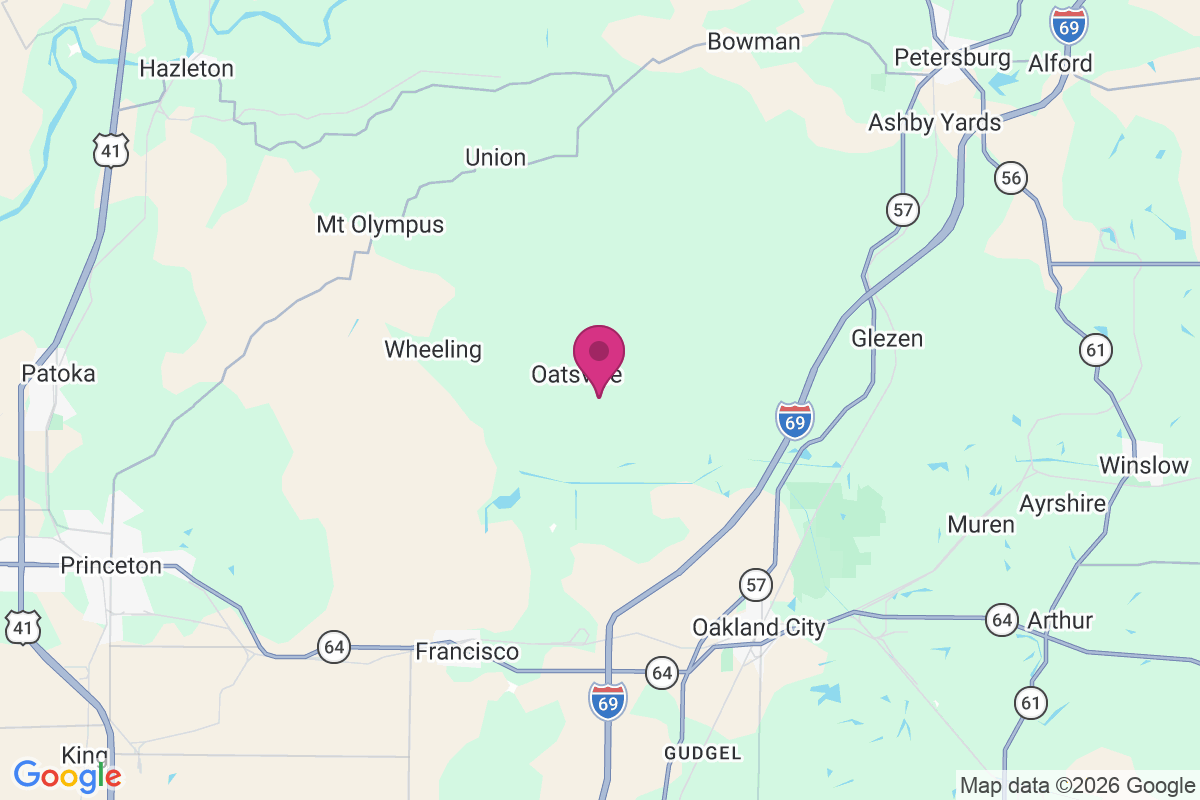Carte de Oatsville